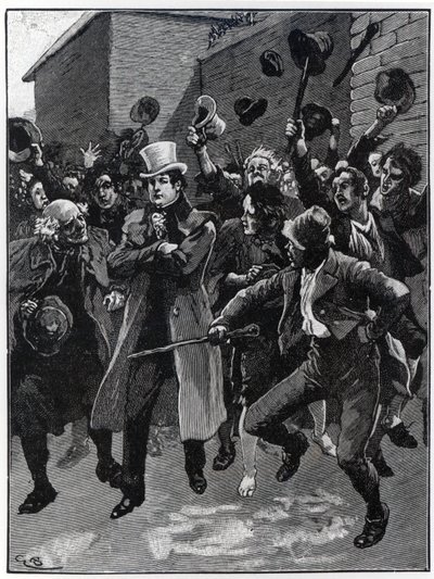 जेल से घर लौट रहे डैनियल ओ&39;कोनेल (1775-1847) द्वारा अंग्रेजी स्कूल